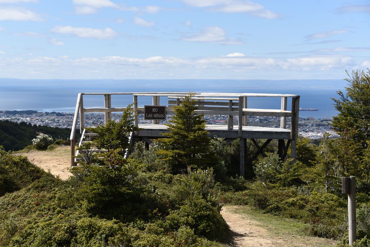 14C The Mirador Rio Las Minas Viewing Platform In Magallanes National Reserve Near Punta Arenas Chile